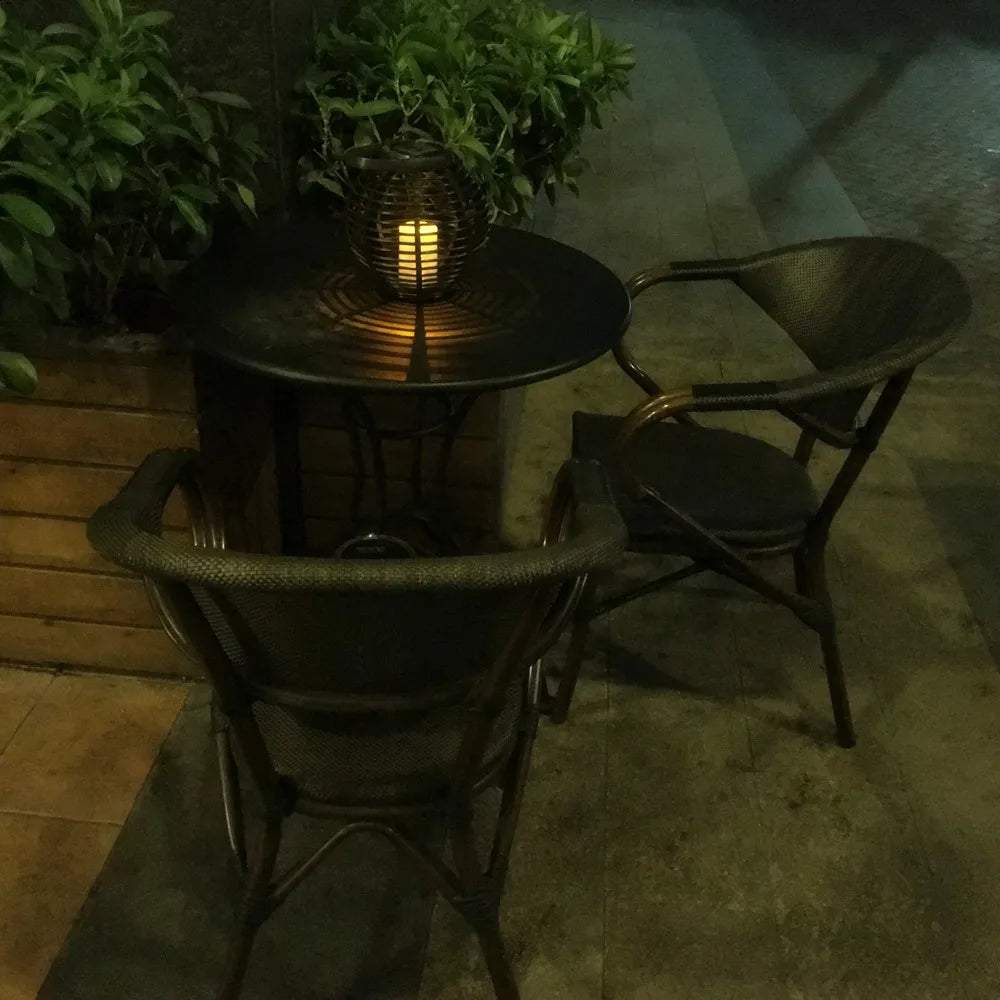 (2 Packs) LED Solar Light Amber LED Outdoor Wireless Solar Powered Sensor Solar Lamp/ Night lights/ Garden Light