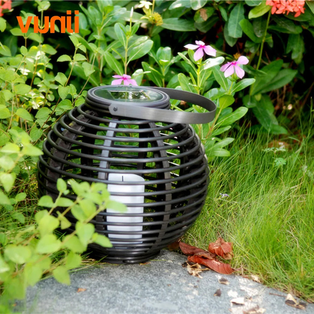 (2 Packs) LED Solar Light Amber LED Outdoor Wireless Solar Powered Sensor Solar Lamp/ Night lights/ Garden Light
