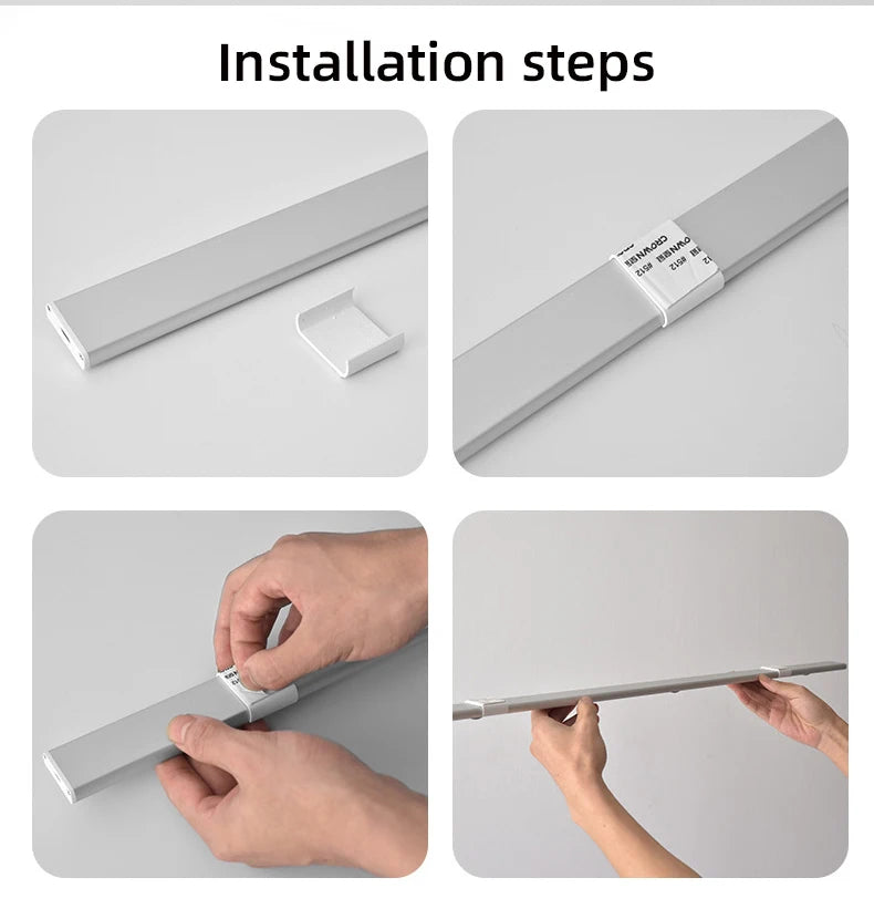 LED Motion Sensor Wireless Ultra Thin Night Light USB LED Wine cooler Light For Kitchen Cabinet Bedroom Wardrobe Indoor Lighting