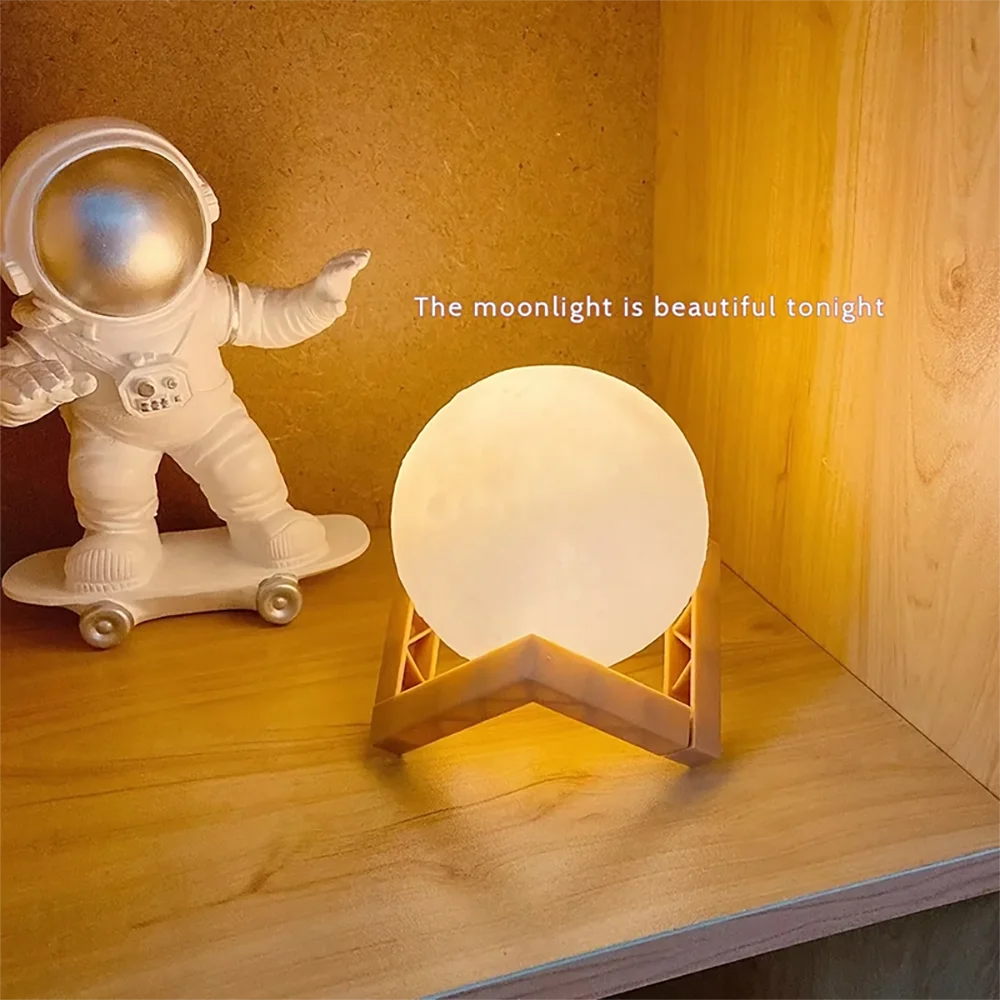 LED Book Light Moon Light Star Lamp DIY Moon Night Light Child Birthday Gift Bedroom Decoration Night Light Atmosphere Lights