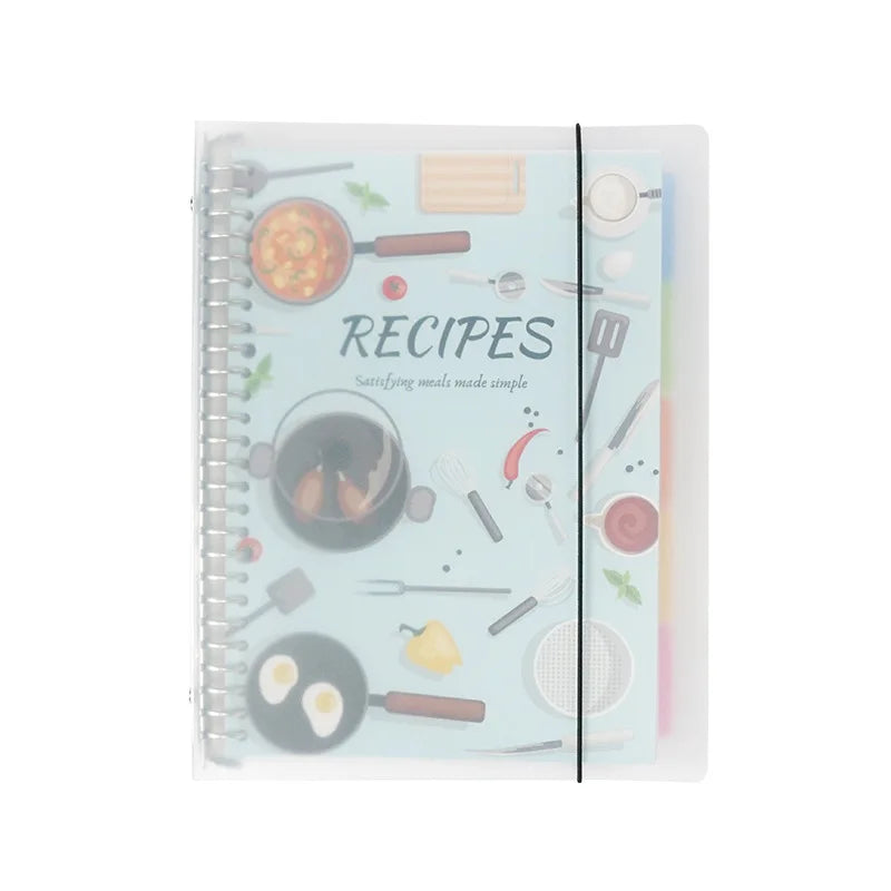 Loose leaf notebook, DIY family recipe book, notebook, plan book, record recipe, cooking notes