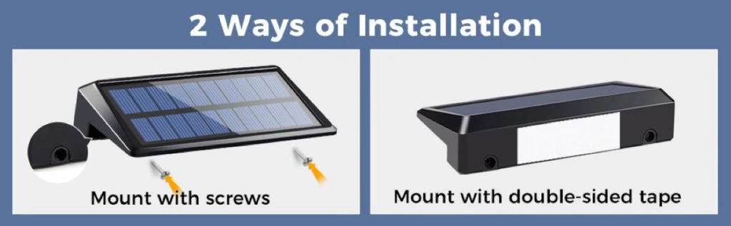 2 Pack Solar Wall Lights 4 LED Solar Fence Lights Outdoor Waterproof Solar Deck Lights Wall Lights for Fence Post Yard Pathway